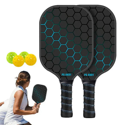 PC Pickle Ball Paddle Set Pickle Ball Kit Paddle Ball Rackets Fiberglass Pi