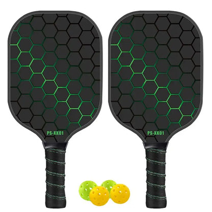 PC Pickle Ball Paddle Set Pickle Ball Kit Paddle Ball Rackets Fiberglass Pi