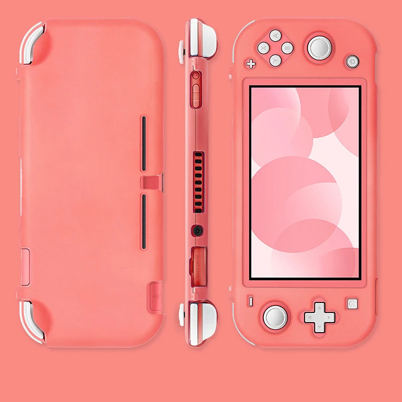 Pink Hard Case Matte touch for Nintendos Switch Lite Ergonomic Non-slip Protective Skin Cover for NS Switch Lite Mini Console