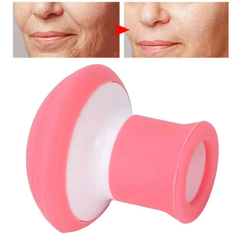 Pink Jaw Face Neck Toning Exerciser Face Lift Skin Firming V Shape Cute Portable Smooth Wrinkle Mouth Exercise Face Trainer Tool