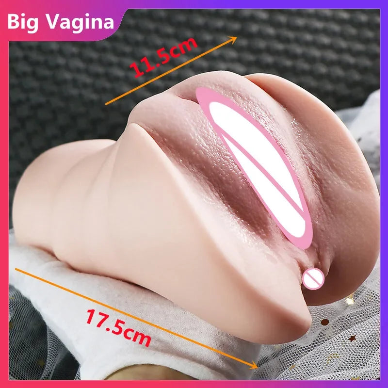 Pocket  Artificial Vagina Realistic Vaginal Male Masturbators Erotic Adult Sex Toys  Men Eroticos