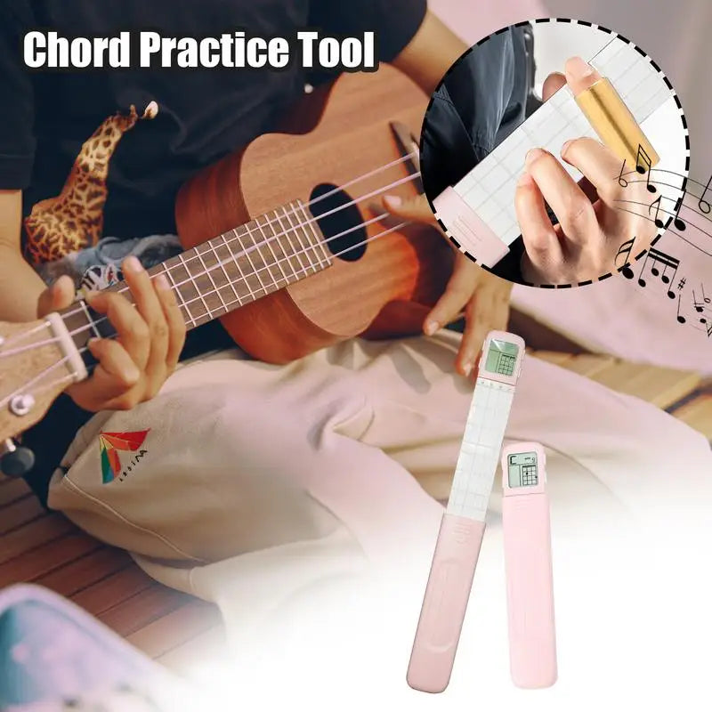 PC Pocket Ukulele Chord Practice Tool Ukulele Fretboard With Rotating Chart