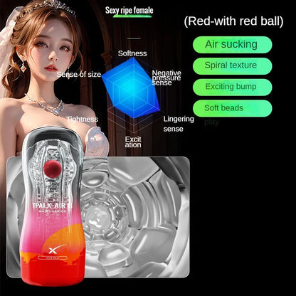 Pocket Vacuum Cup  Men Male Masturbator Cup Soft Pussy Sex Toys Transparent Vagina Adult Endurance Exercise Adult supplies