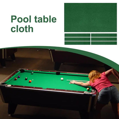 PC Pool Table Felt Replacement Pool Table Felt Cloth With 6 Cloth Strips Pr