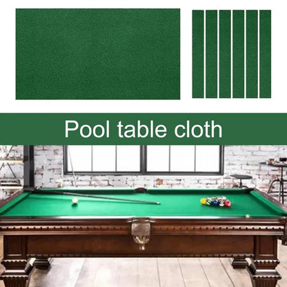 PC Pool Table Felt Replacement Pool Table Felt Cloth With 6 Cloth Strips Pr