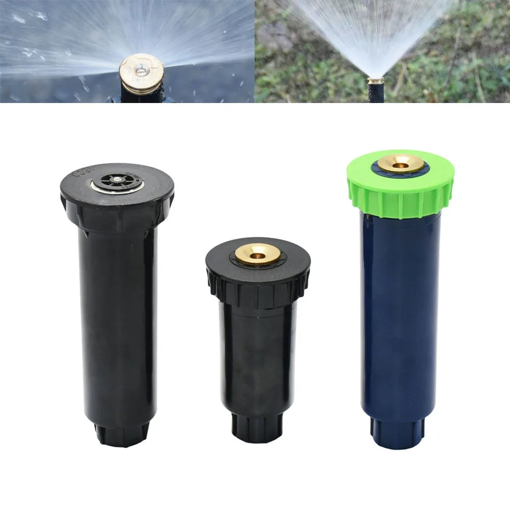 Pop-up Sprinklers Replacement Scattering Nozzles 0~360 Degree Adjustable Garden Park Farm Grass Lawn Crops Irrigation Tool