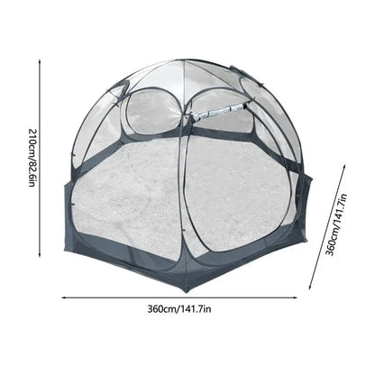 PC Portable Camping Transparent Tent 5-10 Person Starry Bubble Tent Outdoor