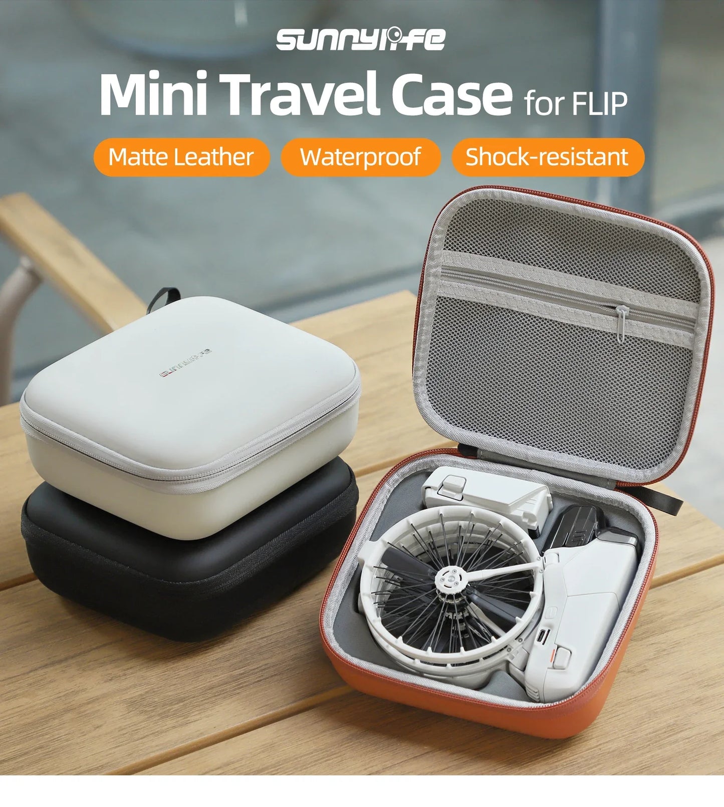 Portable Carrying Case  DJI FLIP Drone Hard PU Mini Travel Storage Bag Shockproof Case Waterproof Protector Accessories