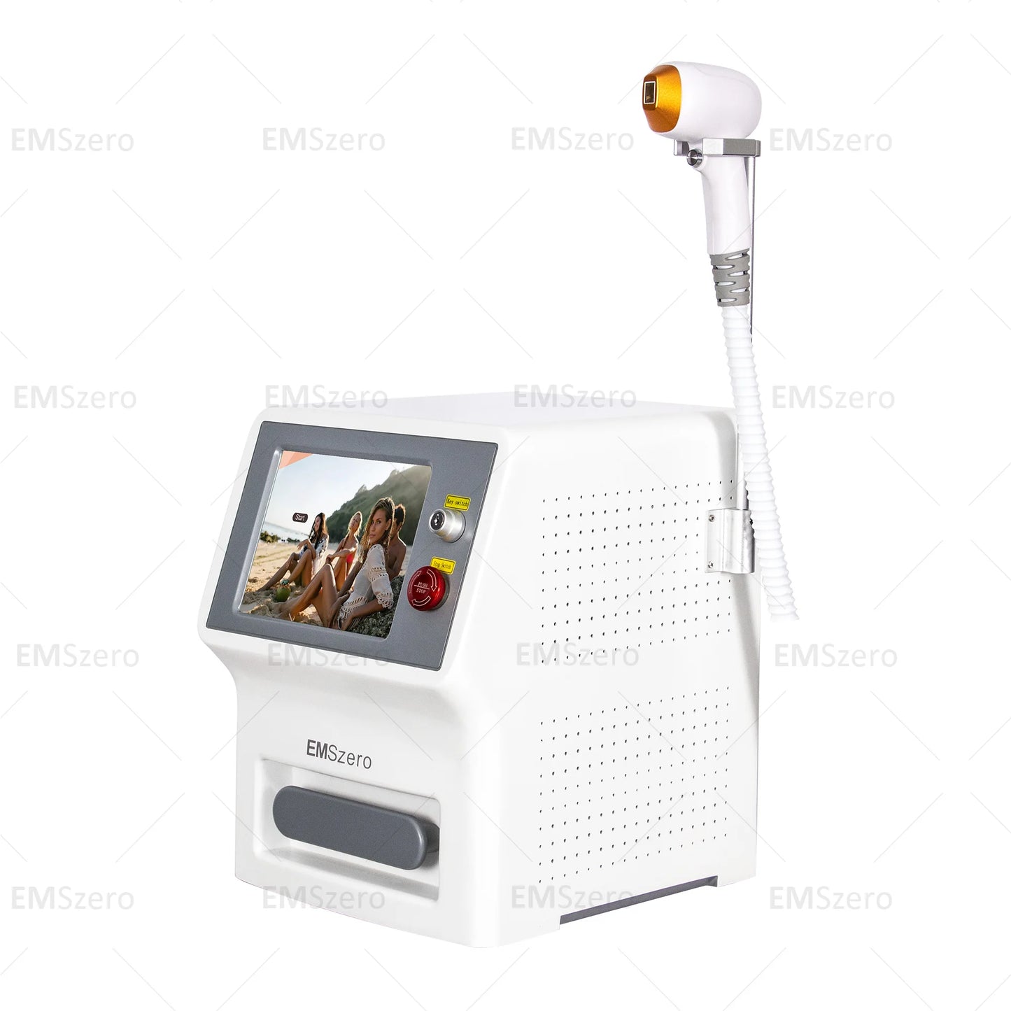 Portable Diode Laser Hair Removal Machine Permanent Ice Titanium Device 808 755 1064 Three Wavelengths Epilator 3500W High Power