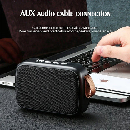 Mini haut-parleur Bluetooth portable avec radio FM, mignon, portable, extérieur, sans fil