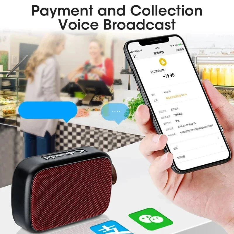 Mini haut-parleur Bluetooth portable avec radio FM, mignon, portable, extérieur, sans fil