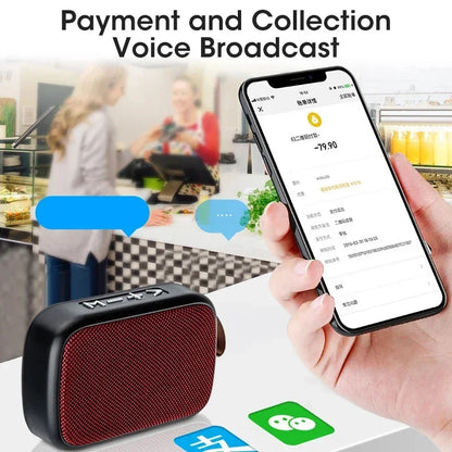 Mini haut-parleur Bluetooth portable avec radio FM, mignon, portable, extérieur, sans fil