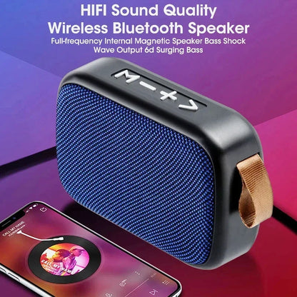 Mini haut-parleur Bluetooth portable avec radio FM, mignon, portable, extérieur, sans fil