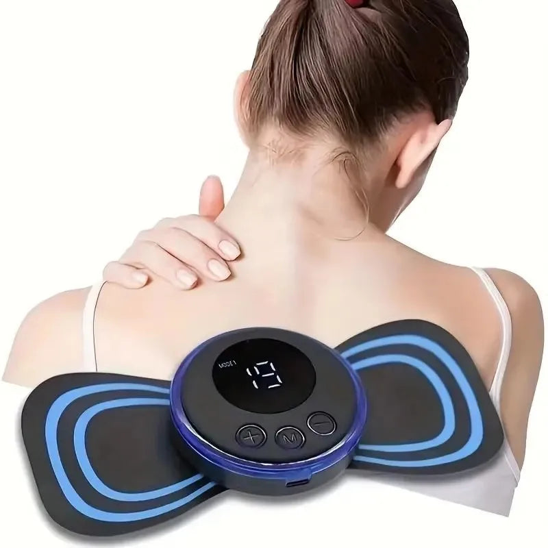 PC Portable Mini Massage Patch, USB Rechargeable Full Body Sports Massager