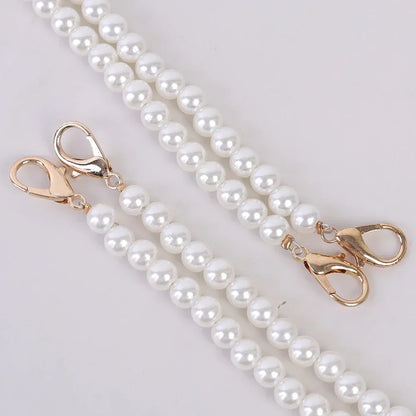 Portable Mobile Phone Pearl Lanyard Crossbody Necklace Chain Pearl Strap Anti-lost Hanging Rope  Phones Case Wriststrap