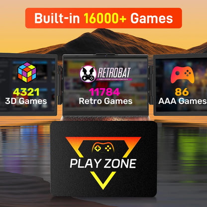 Portable Retro Game SSD PlayZone 1TB Launchbox/Playnite/Retrobat Emulator Game HDD For PS5/Xbox/Switch/PS4/PS3 With 16000+ Games