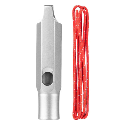 PC Portable Titanium Whistle Emergency Survival Safety Whistle Outdoor Trai