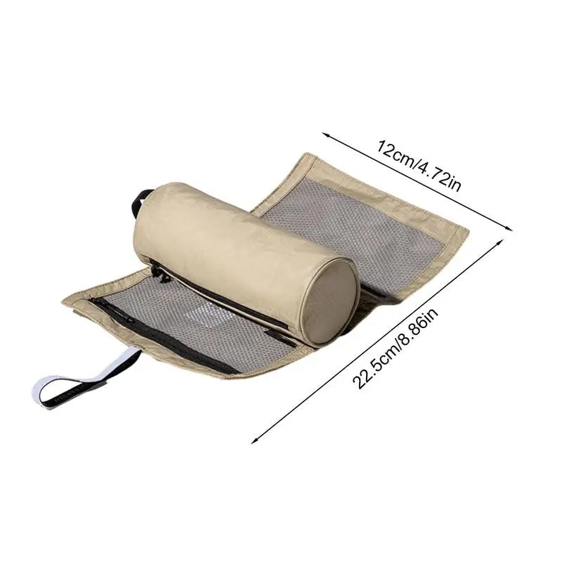 PC Portable Wash Bag Roll-Up Cosmetic Organizer Travel Makeup Bag For Women