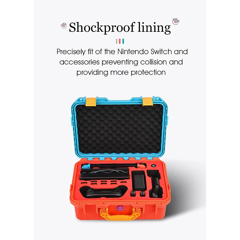 Portable luxry Bag For Nintendo Switch oled Explosion-proof Box Travel Handbag Hard Cover Shell Full Accessories Carrying Case