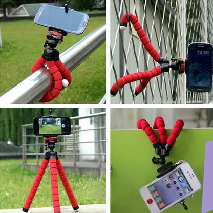 PC Portable octopus mini tripod stativv  phone camera flexible tripods mobile digicam holder clip smartphone monopod tripe stand