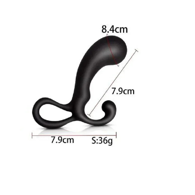 Portable prostate massager masturbator Ass Anal butt plug dilator dildo silicone open G spot buttplug sex toys  men women