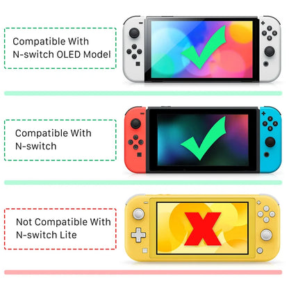 Portrait Mode Flip Grip Handheld Accessory  Nintendo Switch Vertical Mode Orientation Works with OLED Joy-con Grips Stand