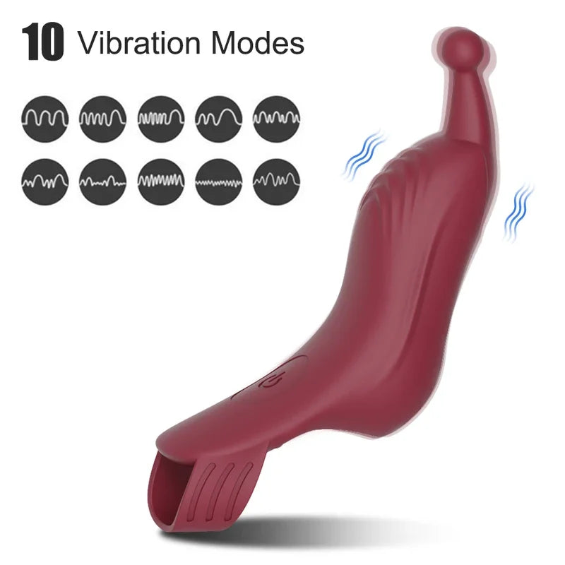 Powerful Finger Vibrator Female Nipple Clitoris Stimulator Dildo G Spot Erotic Massager Sex Toys  Women Couples gtooza.com