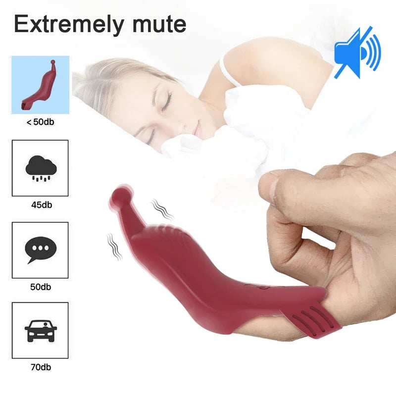 Powerful Finger Vibrator Female Nipple Clitoris Stimulator Dildo G Spot Erotic Massager Sex Toys  Women Couples gtooza.com