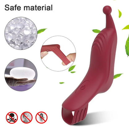 Powerful Finger Vibrator Female Nipple Clitoris Stimulator Dildo G Spot Erotic Massager Sex Toys  Women Couples gtooza.com