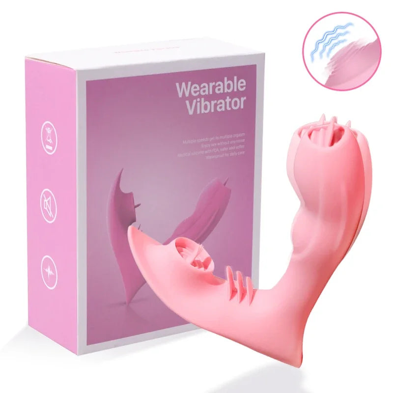 Gtooza_Powerful G Spot Rabbit Vibrators Female Vagin Massager Tongue Licking Vibrating  Stimulator Masturbators Sex Toys Women gtooza.com