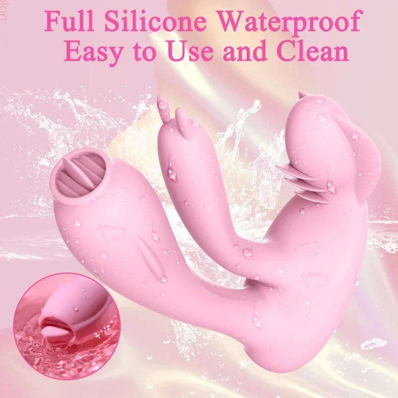 GtoozaPowerful G Spot Rabbit Vibrators Female Vagin Massager Tongue Licking Vibrating  Stimulator Masturbators Sex Toys Women gtooza.com