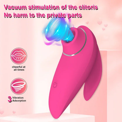 Powerful Oral Sucking  Female  Stimulator Vacuum Suction Nipple Glans Massager Masturbator Sex Toys  Women