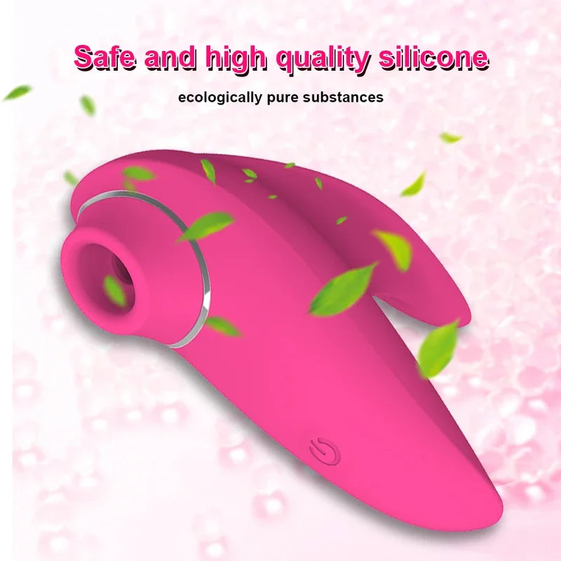 Powerful Oral Sucking  Female  Stimulator Vacuum Suction Nipple Glans Massager Masturbator Sex Toys  Women