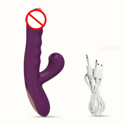 Gtooza_Powerful Thrusting Sucking  Female   Stimulator G Spot  Massager Adult Goods Sex Toys Shop  Women gtooza.com