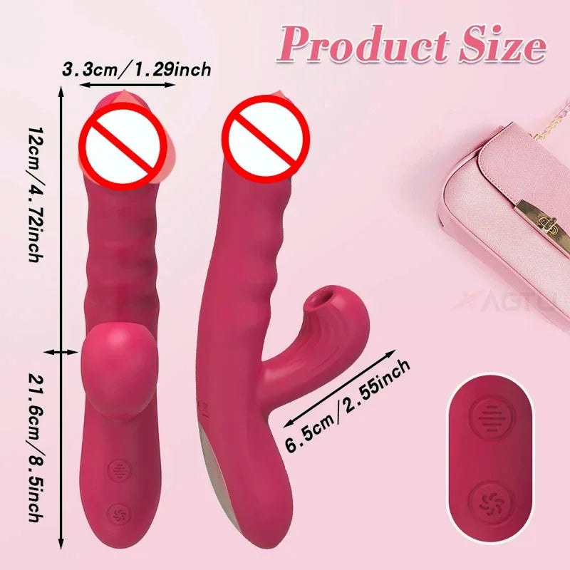 Gtooza_Powerful Thrusting Sucking  Female   Stimulator G Spot  Massager Adult Goods Sex Toys Shop  Women gtooza.com