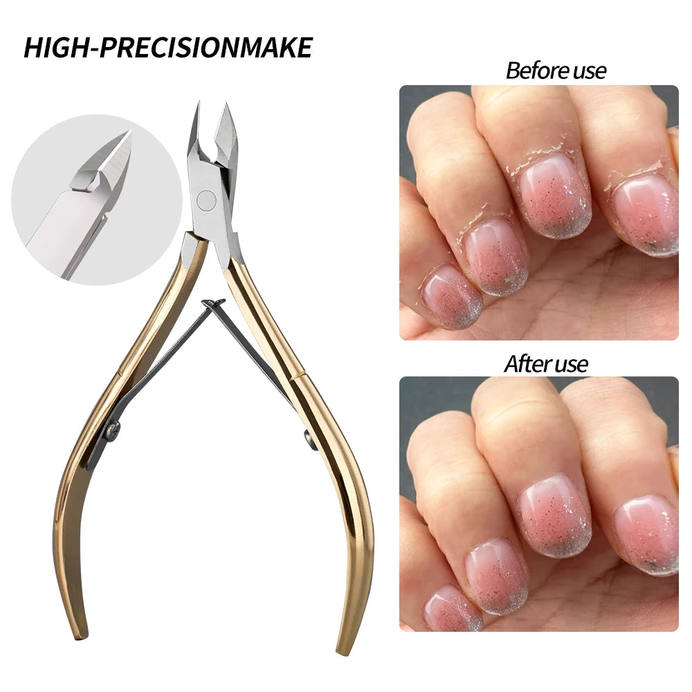 Professional Nail Cutter Nipper Scissors Stainless Steel Dead Skin Remover Pedicure Eagle Beak Pliers Manicure Hand Care Tool