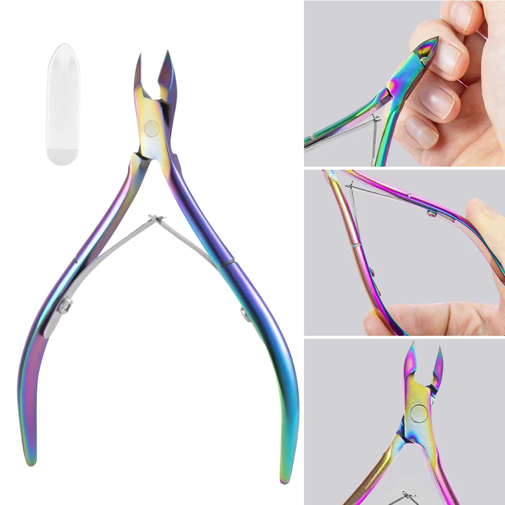 Professional Nail Cutter Nipper Scissors Stainless Steel Dead Skin Remover Pedicure Eagle Beak Pliers Manicure Hand Care Tool