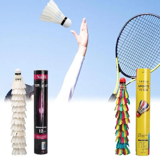 PC Professional Natural Duck Feather Badminton Shuttlecocks High Speed Trai