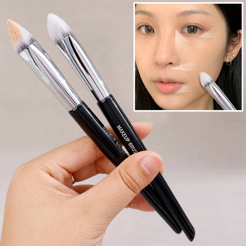 Professional Triangle Cone Makeup Brushes Cover Dark Circles Foundation Concealer Brush Cosmetic Face Detail Brush Beauty Tools