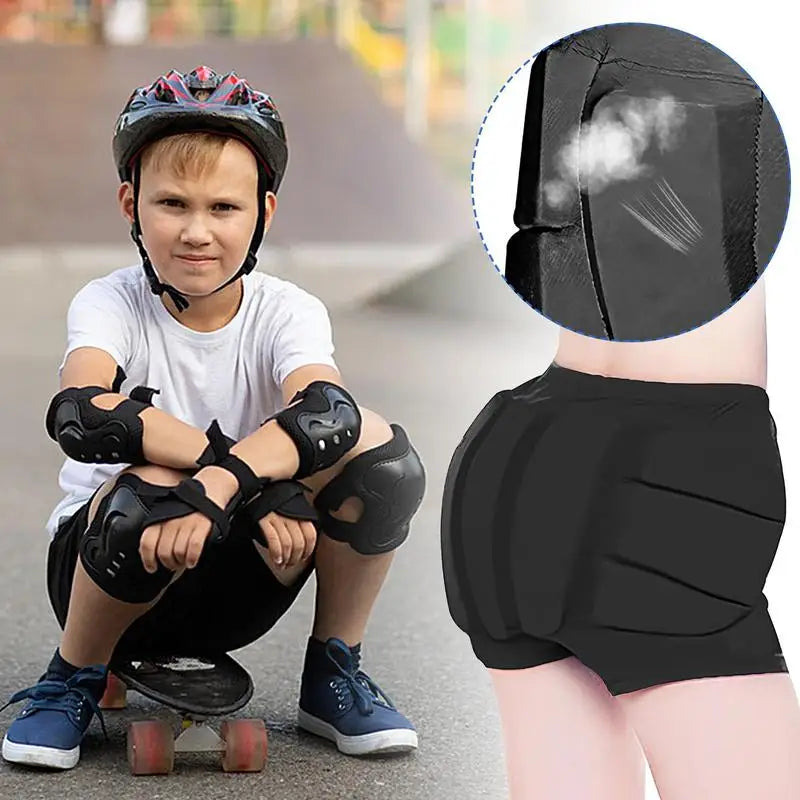 PC Protective Butt Pads For Skating 3D Ergonomic Hip Protection Pads Shorts