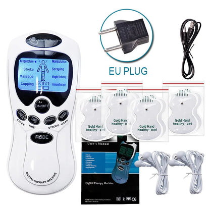 PC Pulse Tens Acupuncture Electric Body Massage 8 Models Digital Therapy Ma