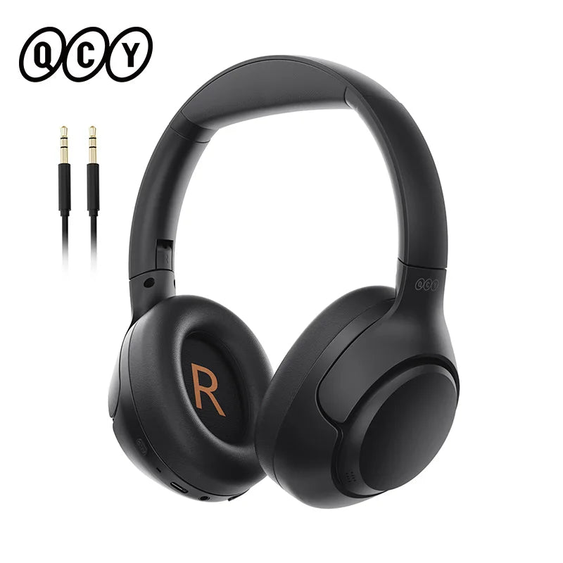 PCQCY H3 ANC Wireless Headphones Bluetooth 5.4 Hi-Res Audio Over Ear Headse