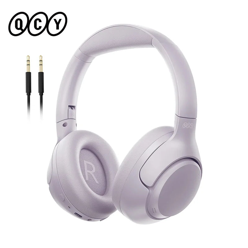 PCQCY H3 ANC Wireless Headphones Bluetooth 5.4 Hi-Res Audio Over Ear Headse