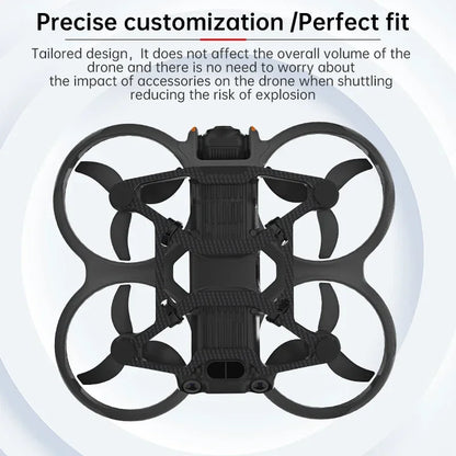 RCSTQ Carbon Fiber Bottom Armor For DJI Avata 2 Protective Anti-Collision Bottom Armor Height Bracket  Dji Avata2 Accessories