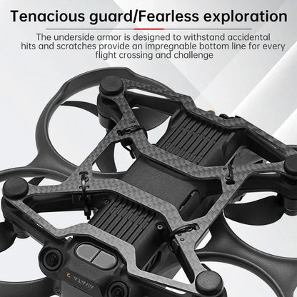 RCSTQ Carbon Fiber Bottom Armor For DJI Avata 2 Protective Anti-Collision Bottom Armor Height Bracket  Dji Avata2 Accessories