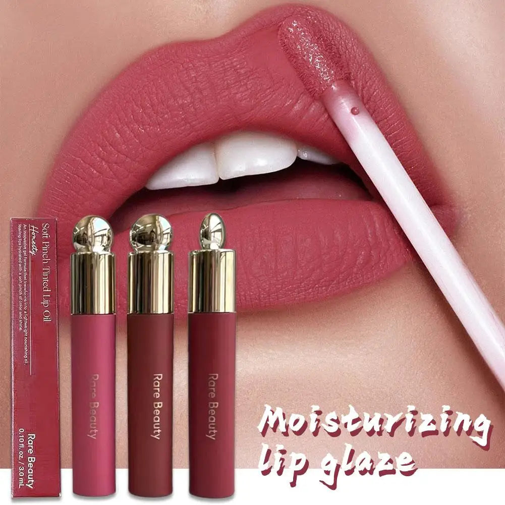 Rare Beauty Moisturizing Lip Glaze Nutrient Repair Lightweight Non-greasy Natural Luster Brightening Lipstick Cosmetics