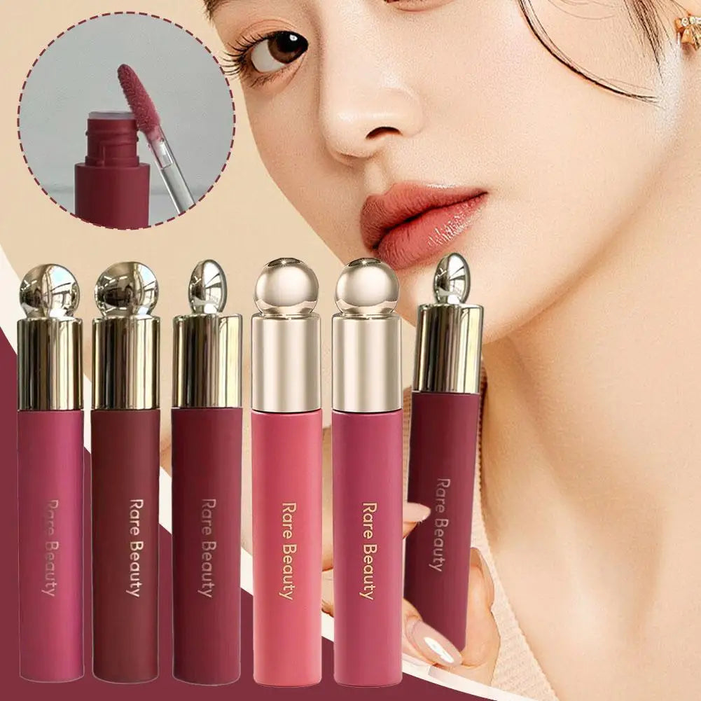 Rare Beauty Moisturizing Lip Glaze Nutrient Repair Lightweight Non-greasy Natural Luster Brightening Lipstick Cosmetics