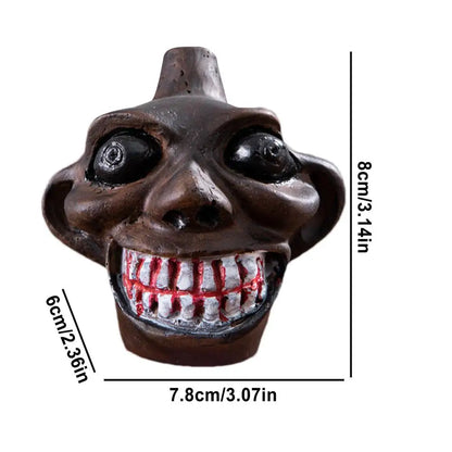 PC Real Screaming Aztec Death Whistle Loud Whistle Demon Design Aztec Whist