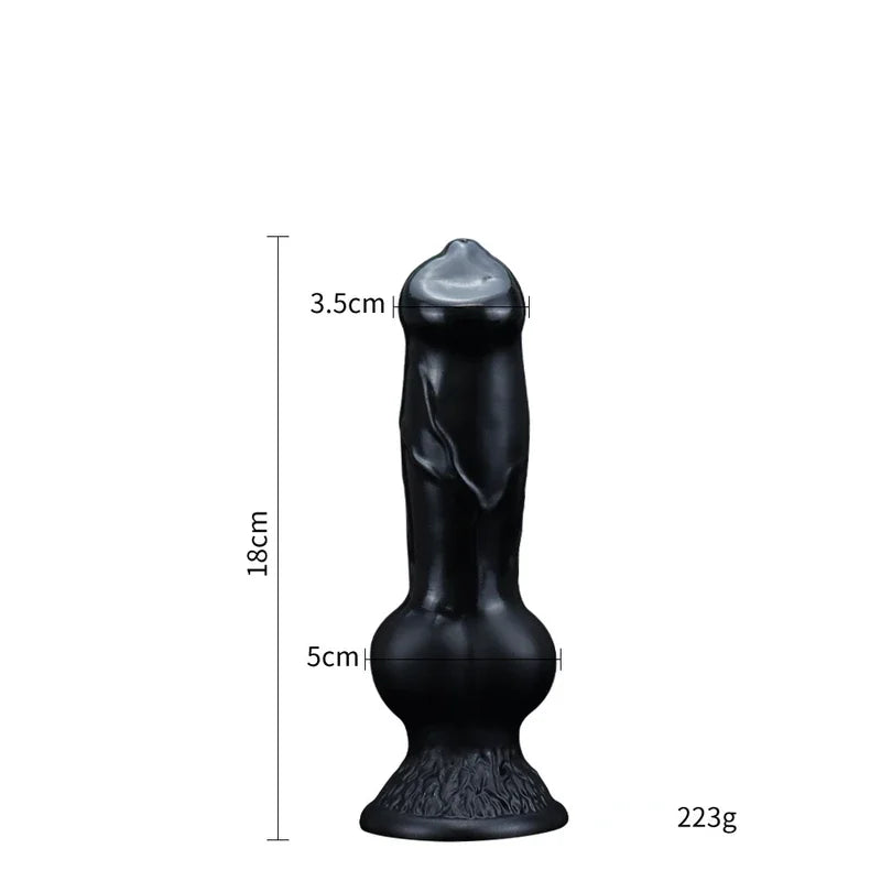 Realistic Huge Dog Knot  Sex Toys  Women S/M/L/XL/XXL Animal Penis Anal Plug Prostate Soft Suction Cup Adult 18 Products gtooza.com