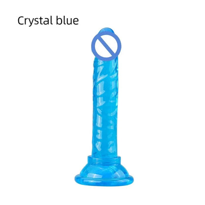 Realistic Mini Jelly  Silicone Penis with Suction Cup G Spot  Anal Sex Toys  Women Female Masturbation gtooza.com